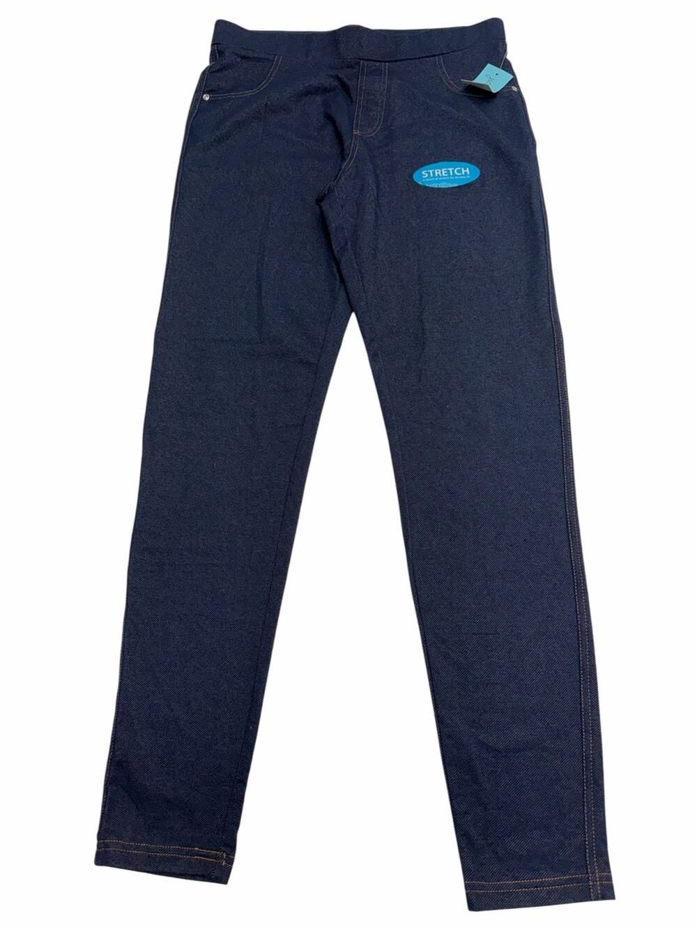 JUST BE Women’s Medium Lightweight Blue Jean Leggings